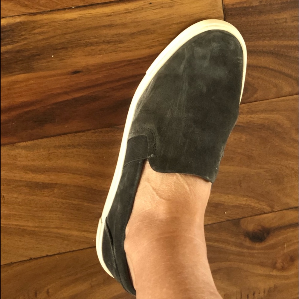 Frye Slip on Grey Suede sneaker